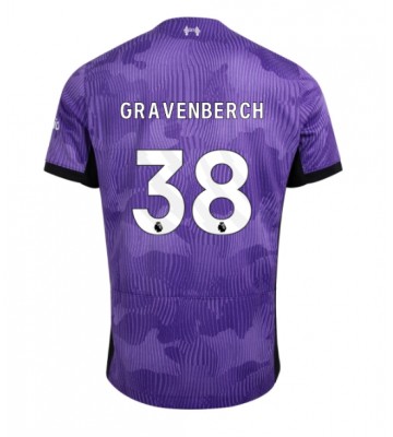 Liverpool Ryan Gravenberch #38 Tercera Equipación 2023-24 Manga Corta